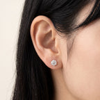 PT900プラチナ スタッドピアス（SI〜VSクラス ダイヤモンド計0.60ct・0.80ct｜CGLソーティングメモ付）