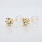 K18ゴールド スタッドピアス（SI〜VSクラス ダイヤモンド計0.60ct・0.80ct｜CGLソーティングメモ付）
