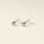 PT900 プラチナ スタッドピアス（ダイヤモンド0.20ct）