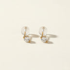 K18 ゴールド スタッドピアス（ダイヤモンド0.30ct）