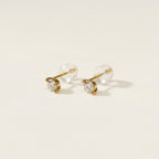 K18 ゴールド スタッドピアス（ダイヤモンド0.30ct）