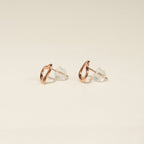 K18 ピンクゴールド 10mmハート スタッドピアス