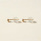 K18 ゴールド スタッドピアス（ダイヤモンド0.08ct）