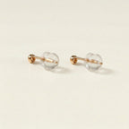 K18 ゴールド スタッドピアス（ダイヤモンド0.08ct）