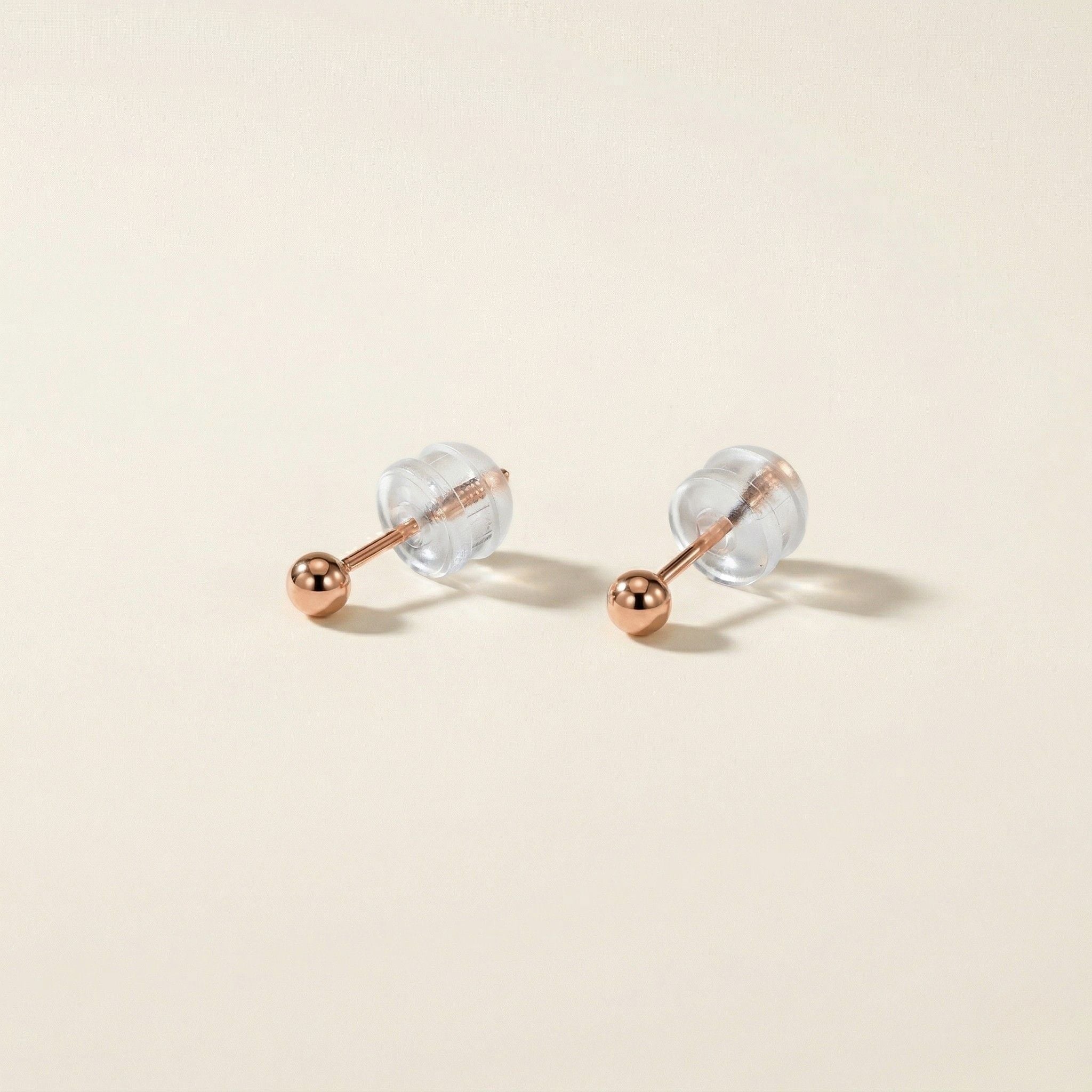 K18 ピンクゴールド 2.5mmボール スタッドピアス