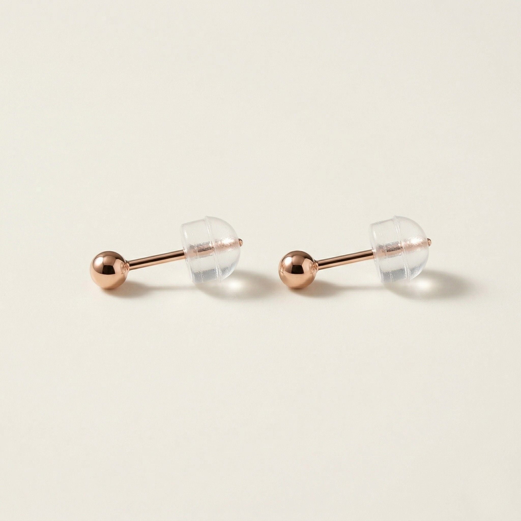 K18 ピンクゴールド 2.5mmボール スタッドピアス