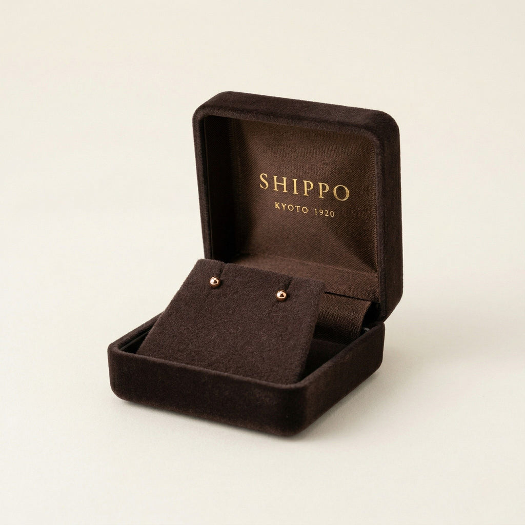 K18 ピンクゴールド 2.5mmボール スタッドピアス