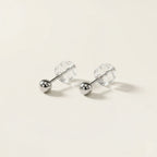 K14 ホワイトゴールド 3mmボール スタッドピアス