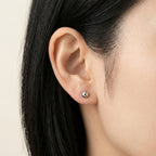 PT900 プラチナ 5mmボール スタッドピアス