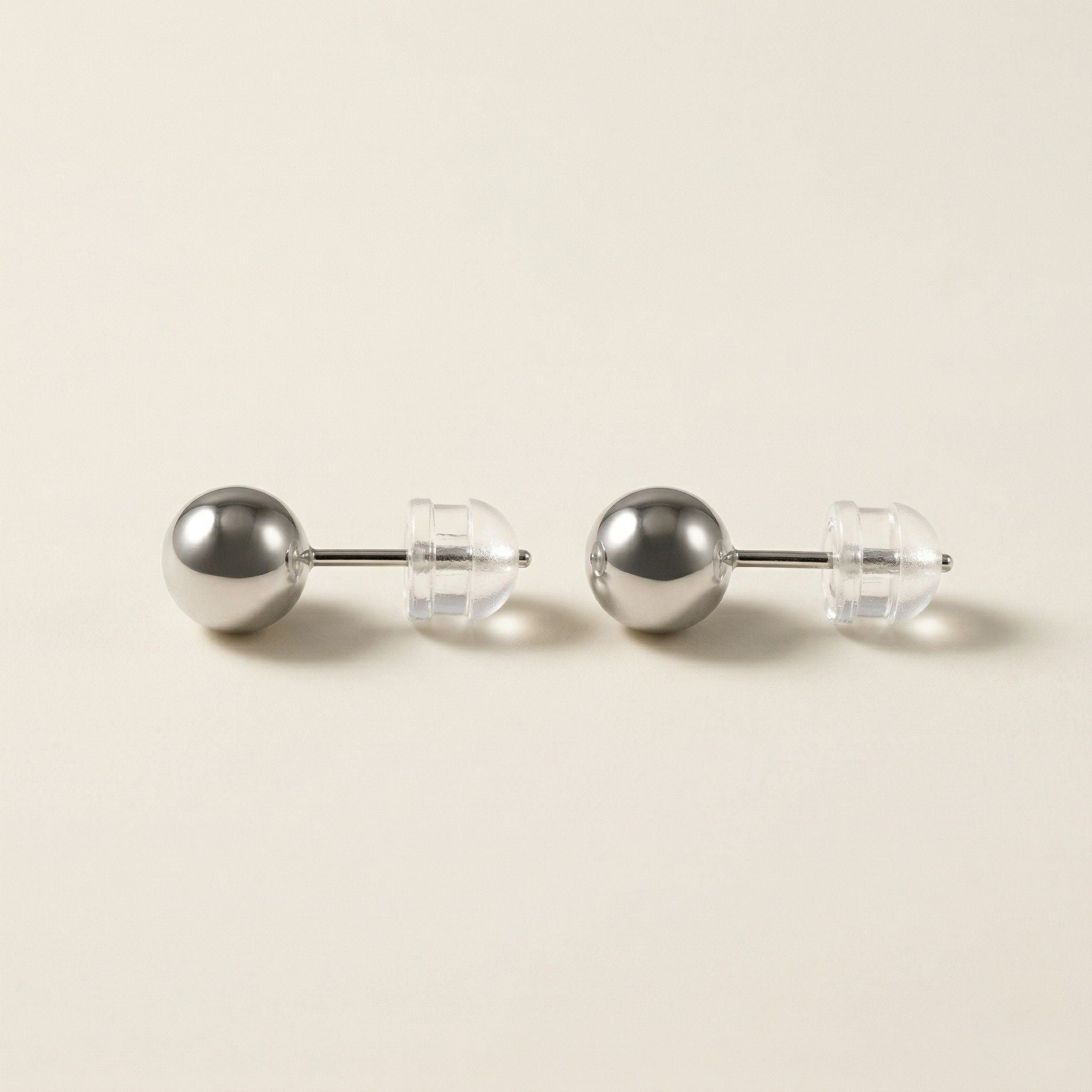 PT900 プラチナ 6mmボール スタッドピアス