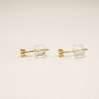 K18 ゴールド スタッドピアス（SIクラス ダイヤモンド計0.20ct）
