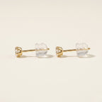 K18 ゴールド スタッドピアス（SIクラス ダイヤモンド計0.25ct）