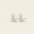 PT900 プラチナ スタッドピアス（SIクラス ダイヤモンド計0.20ct）