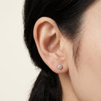 PT900 プラチナ スタッドピアス（SIクラス ダイヤモンド計0.20ct）