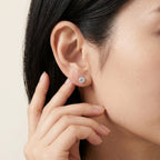 PT900 プラチナ スタッドピアス（SIクラス ダイヤモンド計0.20ct）