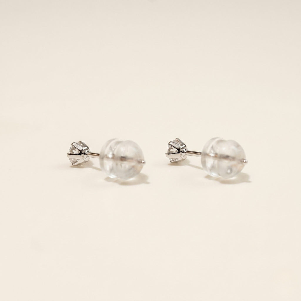 PT900 プラチナ スタッドピアス（SIクラス ダイヤモンド計0.20ct）