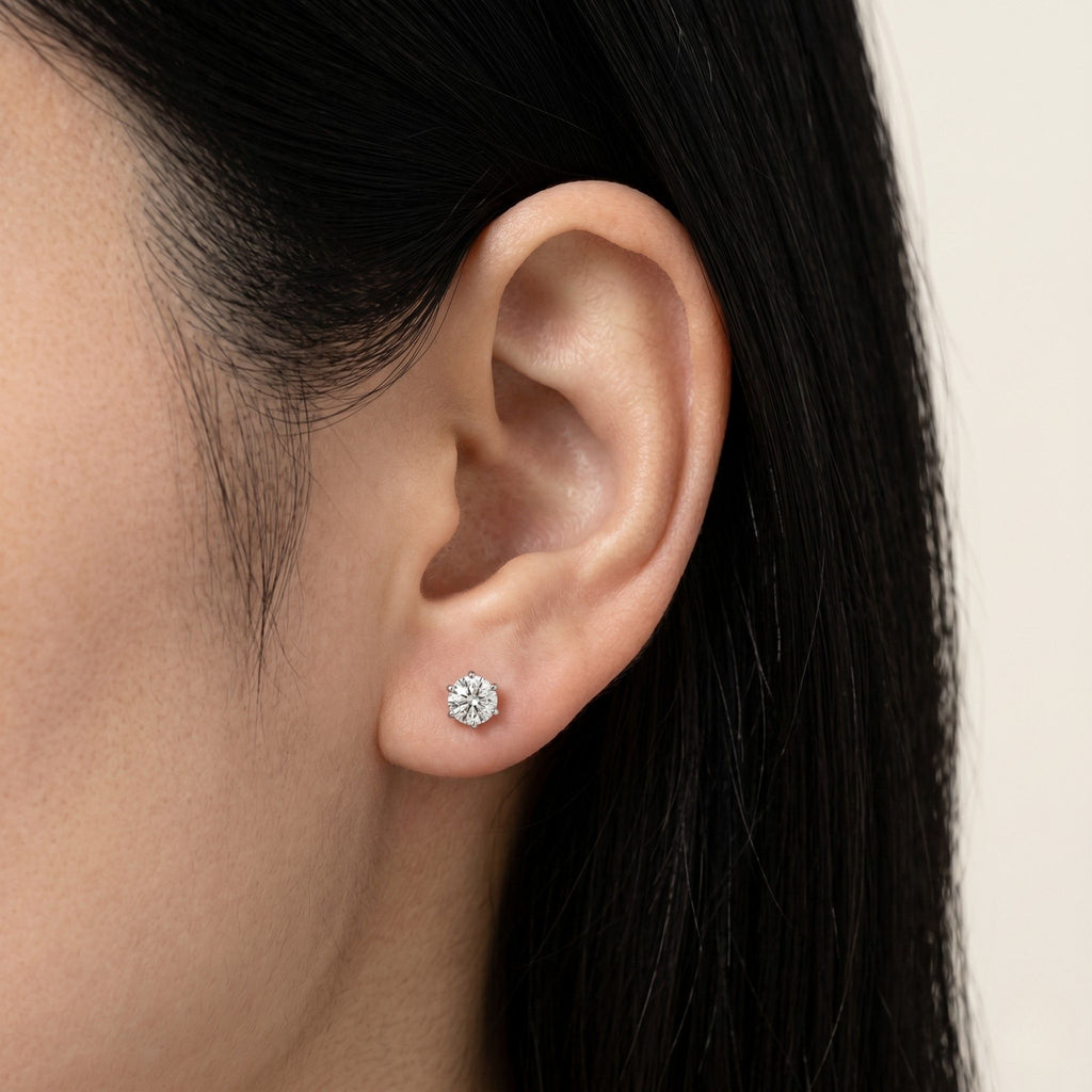PT900 プラチナ スタッドピアス（SIクラス ダイヤモンド計0.25ct）