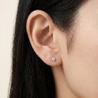PT900 プラチナ スタッドピアス（SIクラス ダイヤモンド計0.10ct）