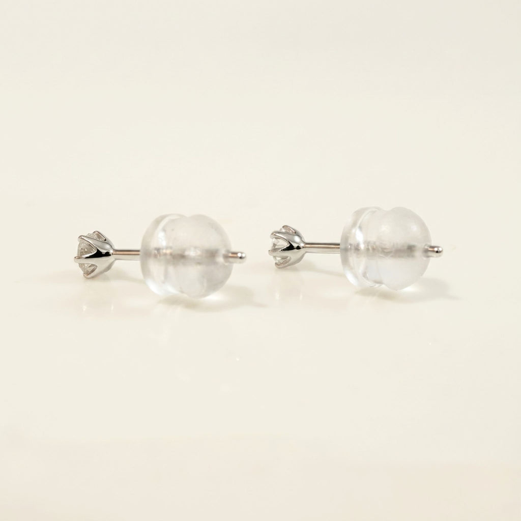 PT900 プラチナ スタッドピアス（SIクラス ダイヤモンド計0.10ct）