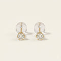 K18 ゴールド スタッドピアス（SIクラス ダイヤモンド計0.20ct）