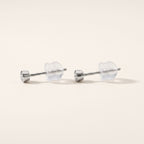 PT900 プラチナ ベゼル スタッドピアス（SIクラス ダイヤモンド計0.10ct）