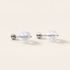 PT900 プラチナ ベゼル スタッドピアス（SIクラス ダイヤモンド計0.10ct）