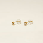 K18 ゴールド スタッドピアス（ダイヤモンド0.30ct）