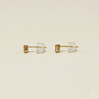 K18 ゴールド スタッドピアス（ダイヤモンド0.30ct）