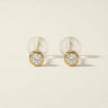 K18 ゴールド スタッドピアス（ダイヤモンド0.10ct）