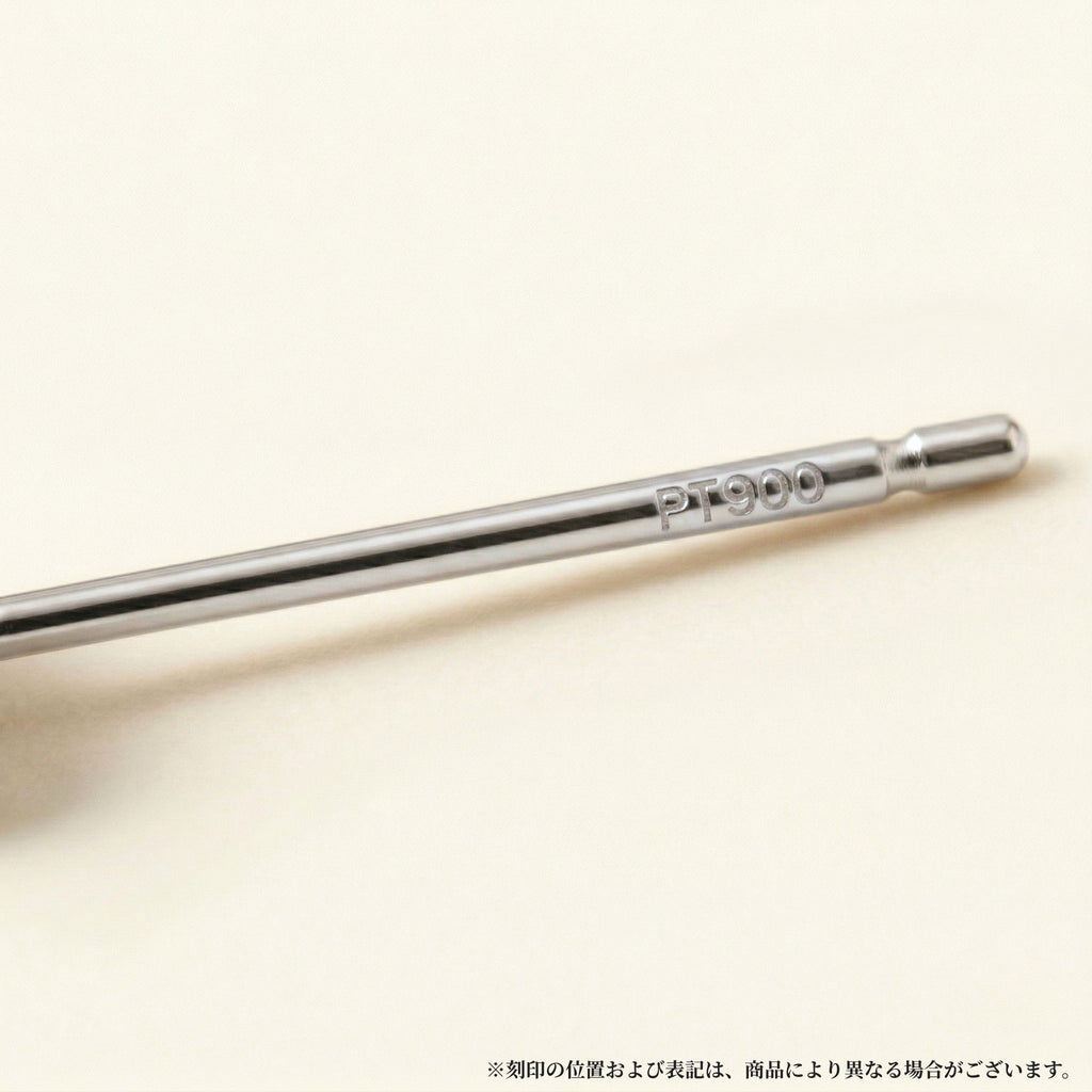 PT900 プラチナ 25×2mmリング フープピアス